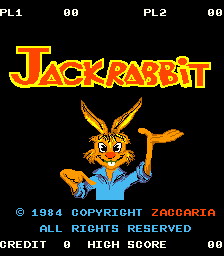 Jack Rabbit (ARC)   © Zaccaria 1984    1/3