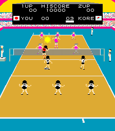 Joshi Volleyball (ARC)   © Taito 1983    2/3