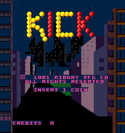 Kick (ARC)   © Midway 1981    1/3