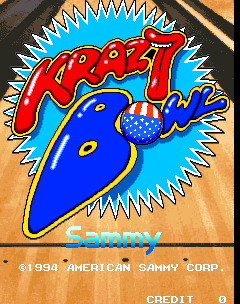 Krazy Bowl (ARC)   © Sammy 1994    1/3
