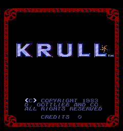 Krull (ARC)   © Gottlieb 1983    1/3