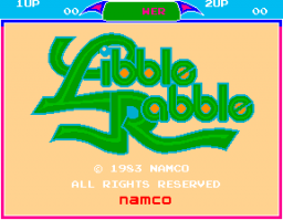 Libble Rabble (ARC)   © Namco 1983    1/4