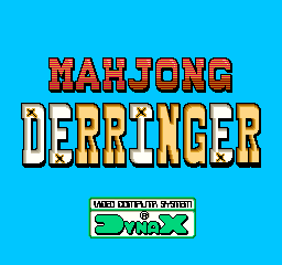 Mahjong Derringer (ARC)   ©  1989    1/3