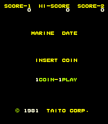 Marine Date (ARC)   © Taito 1981    1/3