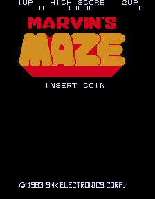 Marvin's Maze (ARC)   © SNK 1983    1/3