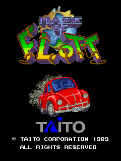 Maze Of Flott (ARC)   © Taito 1989    1/4