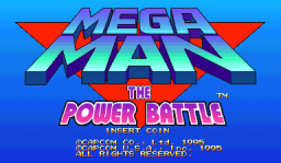 Mega Man: The Power Battle (ARC)   © Capcom 1995    1/3