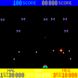 Megatack (ARC)   © Game Plan 1980    3/4