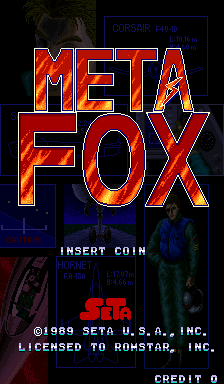 Meta Fox (ARC)   © SETA 1989    1/4