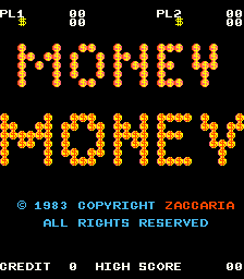 Money Money (ARC)   © Zaccaria 1983    1/3