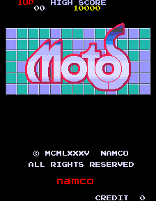 Motos (ARC)   © Namco 1985    1/3