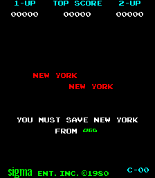 New York! New York! (ARC)   © Gottlieb 1980    1/3