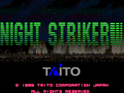 Night Striker (ARC)   © Taito 1989    4/5