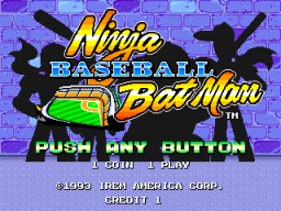 Ninja Baseball Bat Man (ARC)   © Irem 1993    1/3