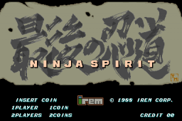Ninja Spirit (ARC)   © Irem 1988    1/6