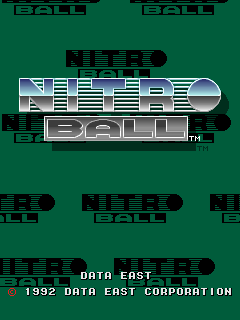 Nitroball (ARC)   © Data East 1992    1/3