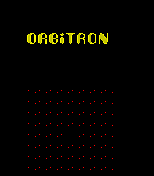 Orbitron (ARC)   © Signatron 1982    1/3