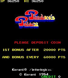Pandora's Palace (ARC)   © Konami 1984    1/3