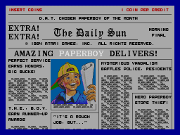 Paperboy (ARC)   © Atari Games 1984    1/5