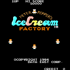 Ice Cream Factory (ARC)   ©  1984    1/3