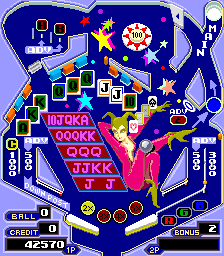 Pinball Action (ARC)   © Tecmo 1985    4/4