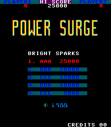 Power Surge (ARC)   ©  1988    1/3