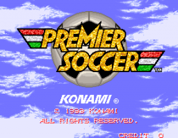 Premier Soccer (ARC)   © Konami 1993    1/3