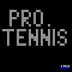 Pro Tennis (ARC)   © Data East 1983    1/3