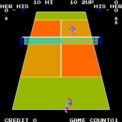Pro Tennis (ARC)   © Data East 1983    2/3
