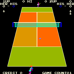 Pro Tennis (ARC)   © Data East 1983    3/3