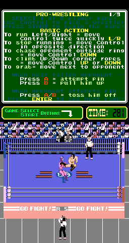 Pro Wrestling (ARC)   © Nintendo 1986    2/3