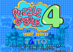 Puzzle Bobble 4 (ARC)   © Taito 1998    1/16