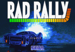 Rad Rally (ARC)   © Sega 1991    1/4