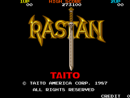 Rastan (ARC)   © Taito 1987    1/7