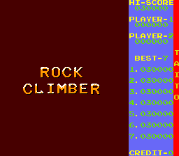 Rock Climber (ARC)   © Taito 1981    1/3