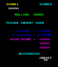 Rolling Crash (ARC)   © Nichibutsu 1979    1/3