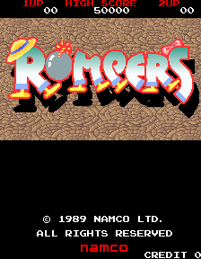 Rompers (ARC)   © Namco 1989    1/3