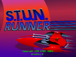 S.T.U.N. Runner (ARC)   © Atari Games 1989    1/4