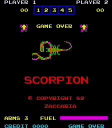 Scorpion (ARC) © Zaccaria 1982 1/4 Scorpion (ARC) © Zaccaria 1982 1/4