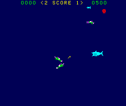 Shark Attack (ARC)   © Game Plan 1981    3/3