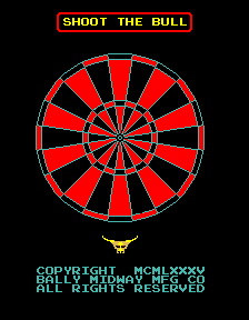 Shoot The Bull (ARC)   © Bally Midway 1985    1/3