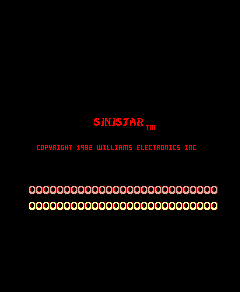 Sinistar (ARC)   © Williams 1982    1/3