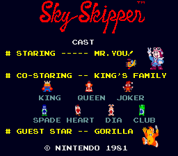 Sky Skipper (ARC)   © Nintendo 1982    1/5