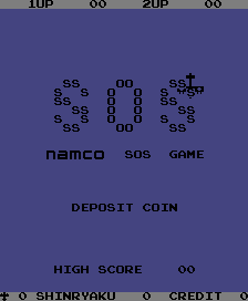 SOS (ARC)   © Namco 1979    1/3
