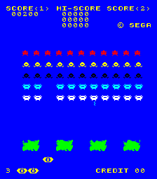 Space Attack (ARC)   © Sega 1979    2/3