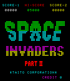 Space Invaders Part II (ARC)   © Taito 1980    1/3