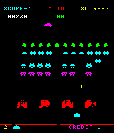 Space Invaders Part II (ARC)   © Taito 1980    2/3