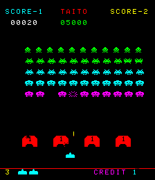 Space Invaders Part II (ARC)   © Taito 1980    3/3