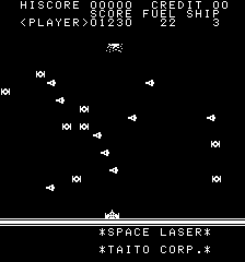 Space Laser (ARC)   © Taito 1980    3/3