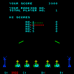 Space Tactics (ARC)   © Sega 1980    3/3